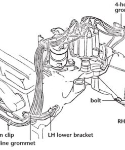 Alternative view of 470-37 Rechts verticaal ontstekingsscherm onderste beugel 65-74