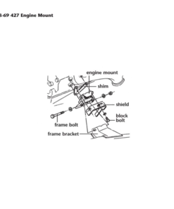 Alternative view of 472-02C 427/454 w/AC Motorsteun shim 66-74