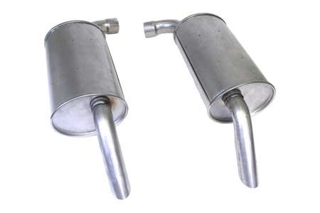 487-44 2 inch reproductie ronde uitlaatdempers 74