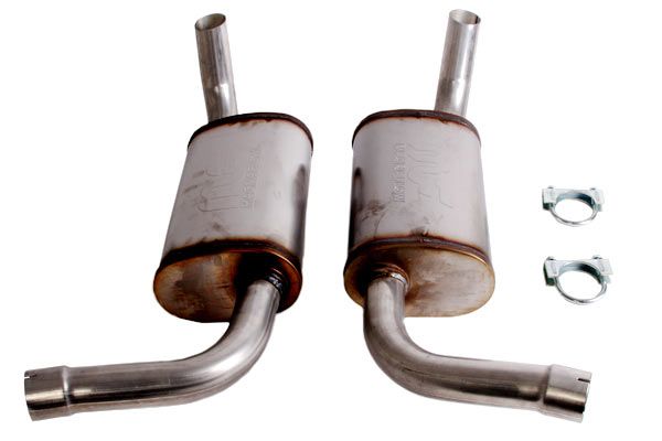 487-78 2¼ inch Magnaflow gealuminiseerde dempers 75-78