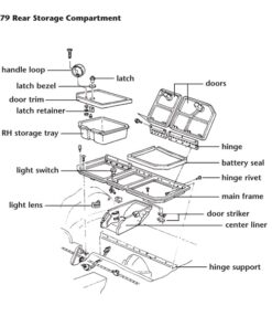 Alternative view of 412-01 Afdichting batterijklep 68-79