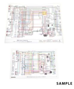 Alternative view of E-1306-69 Kleuren bedradingsschema (11 x 17) 69