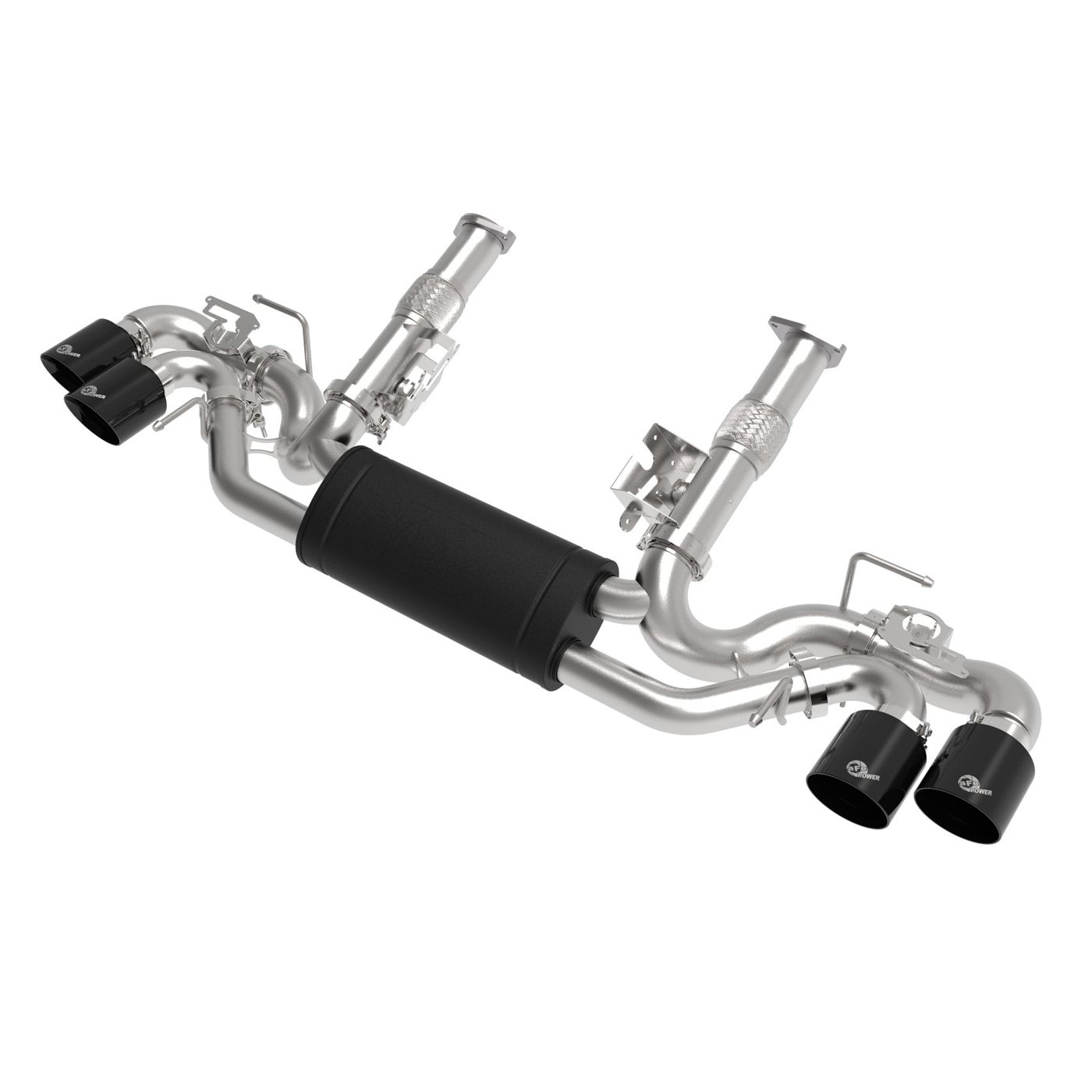 EX-2340 aFe MACH Force-XP Stainless Steel Cat-Back Exhaust System w/Black Tips 20-22