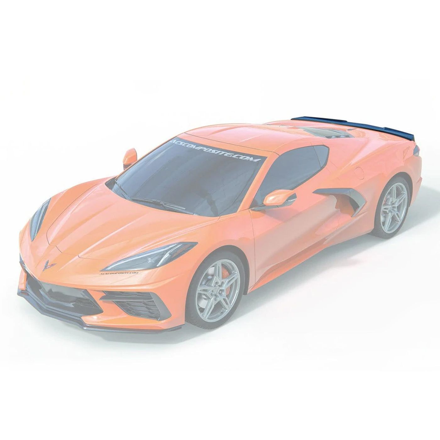F-814 ACS Speedtail Rear Spoiler (Carbon Flash) 20-22 - Afbeelding 4