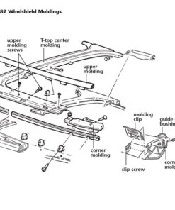 Alternative view of ZSF-499 Voorruit/T-Top Schroeven 68-82