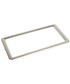 422-50 Kentekenplaat roestvrij frame 63-73