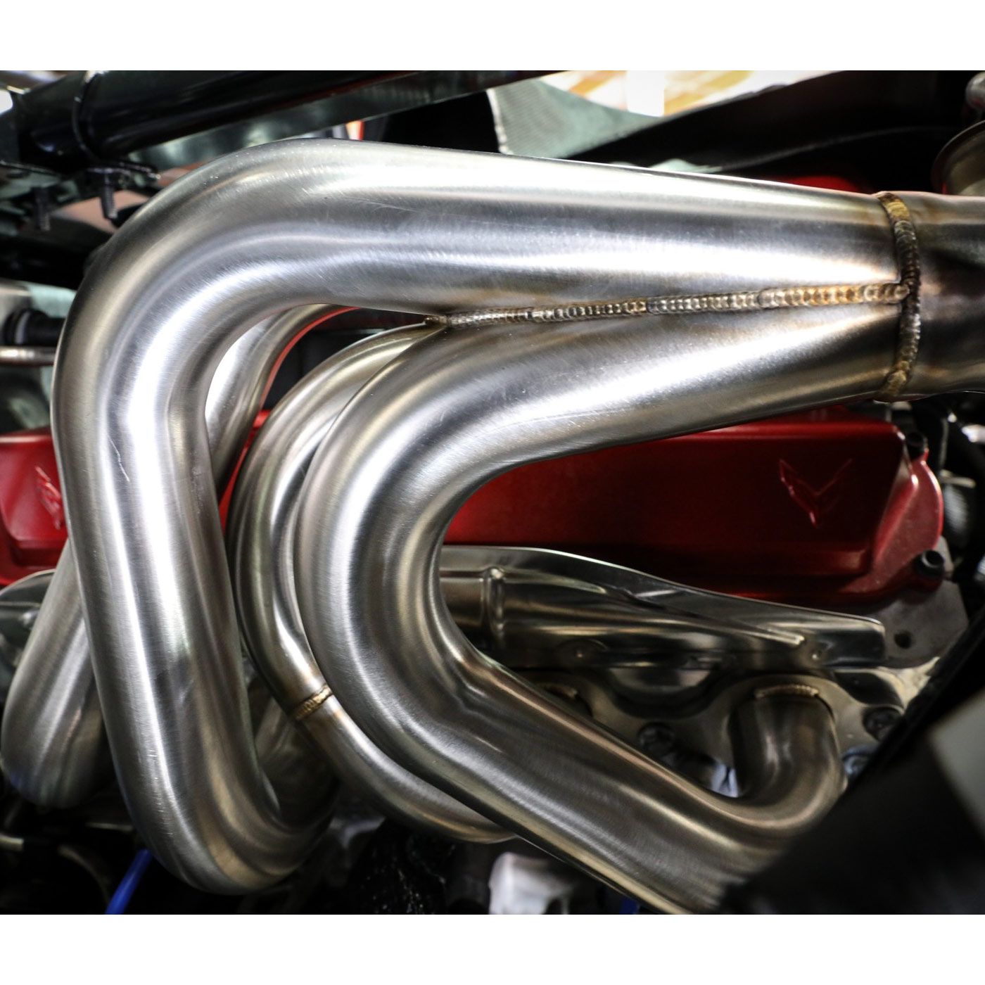 EX-2320 aFe Twisted Steel Stainless Shorty Headers (Brushed Finish) 20-23 - Afbeelding 4