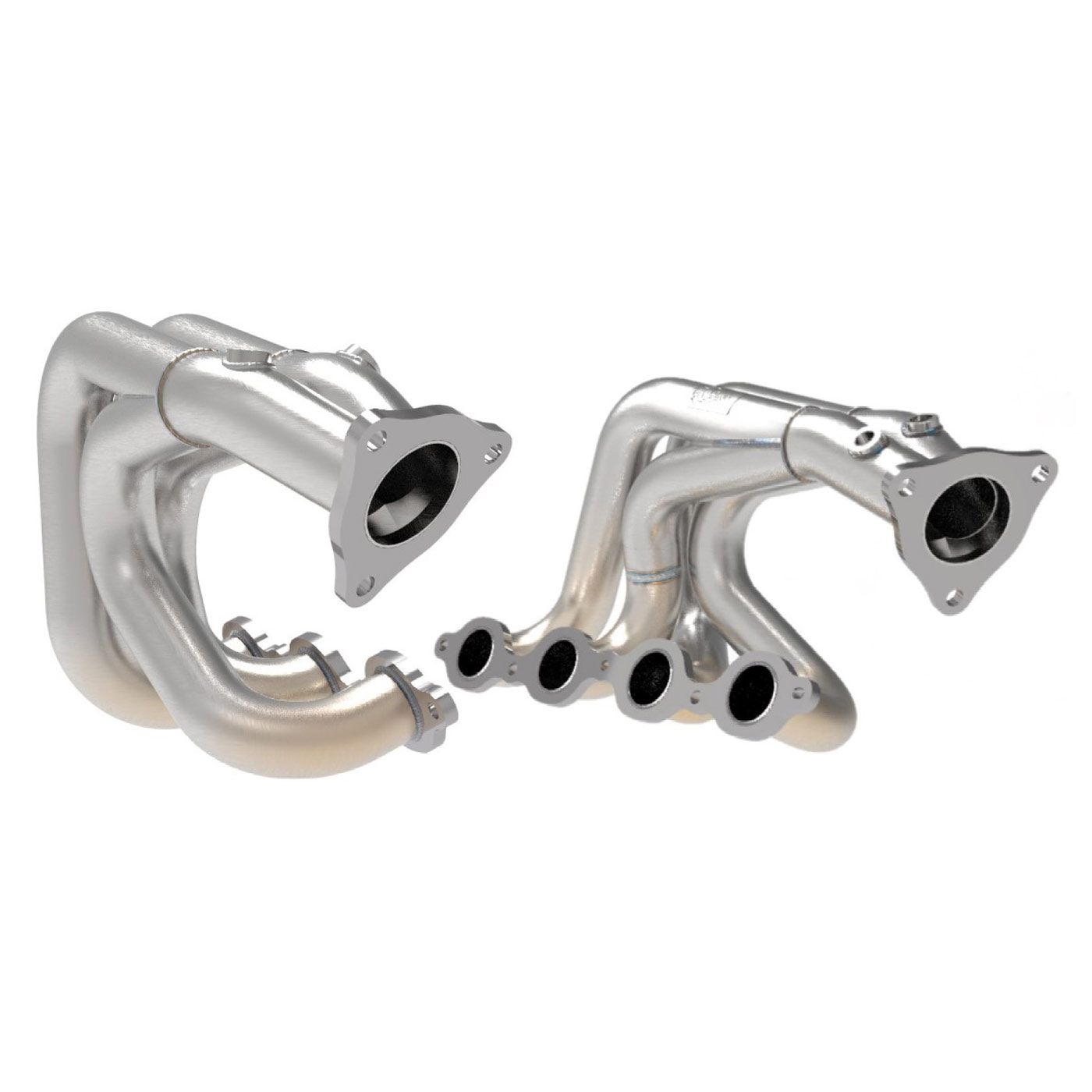 EX-2320 aFe Twisted Steel Stainless Shorty Headers (Brushed Finish) 20-23 - Afbeelding 6