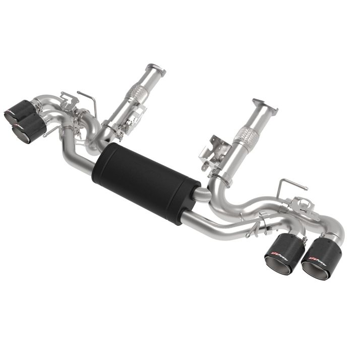 EX-2341 aFe MACH Force-XP Stainless Steel Cat-Back Exhaust System w/Carbon Fiber Tips 20-23