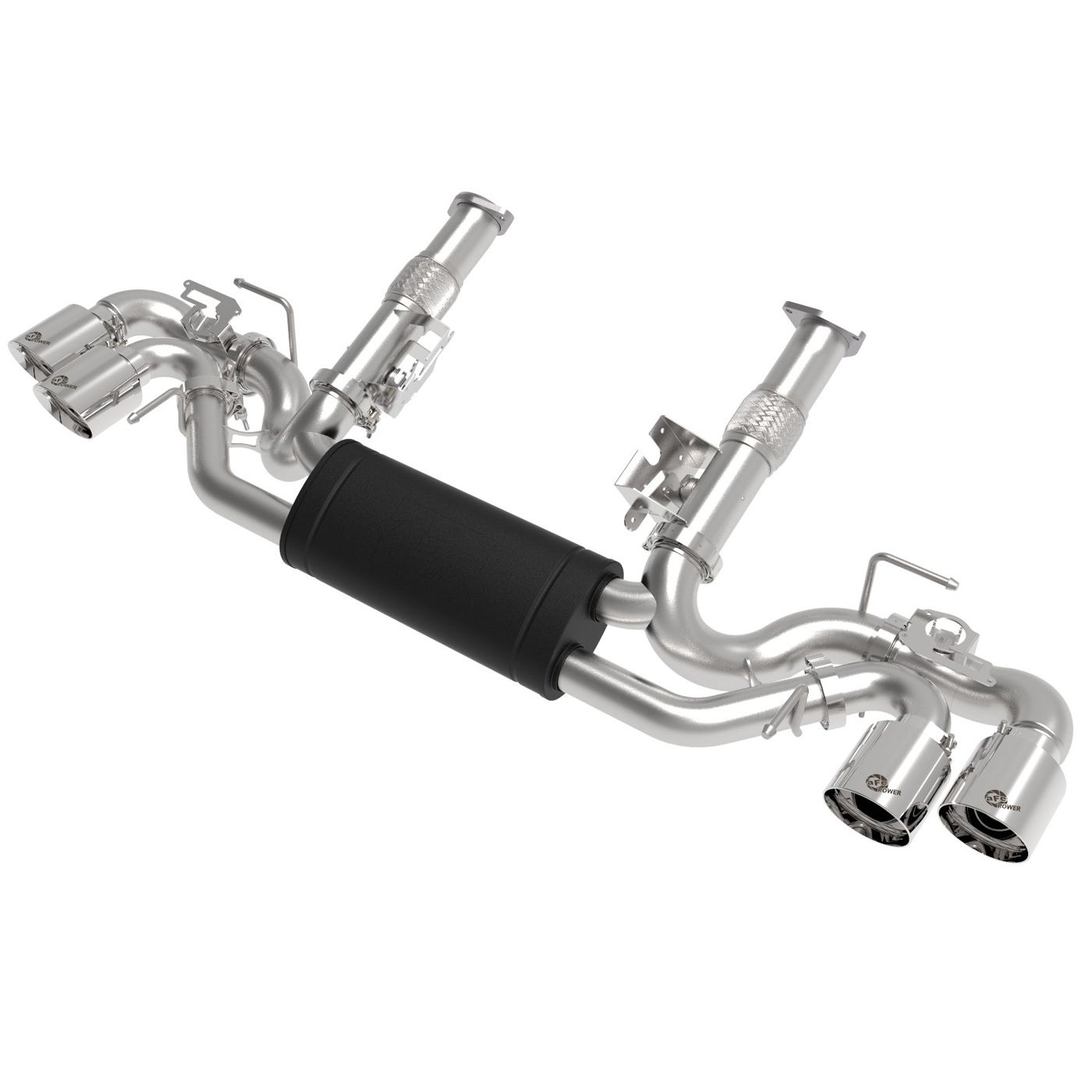 EX-2342 aFe MACH Force-XP Stainless Steel Cat-Back Exhaust System w/Polished Tips 20-23