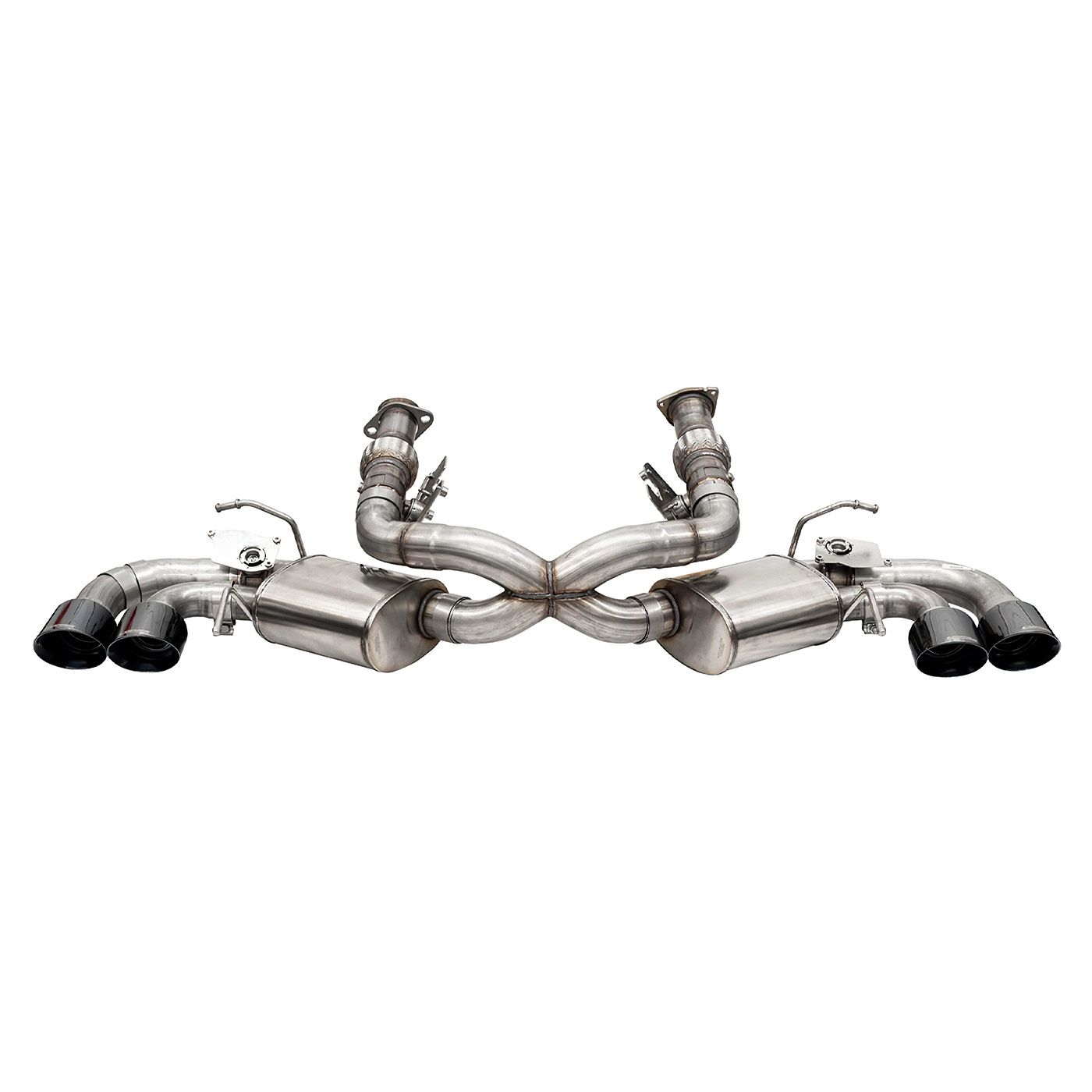 EX-2384 Corsa 3.0" Cat-Back Active Valve (NPP) Exhaust System w/4.5" Black Pro-Series Tips 20-23