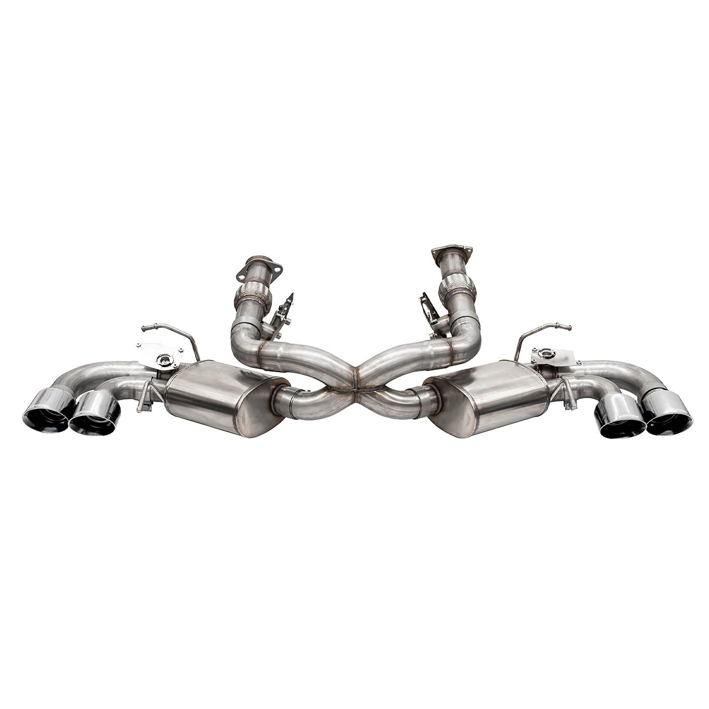 EX-2385 Corsa 3.0" Cat-Back Valve (NPP) Exhaust System w/ 4.5" Polished Pro-Series Tips (AFM Delete) 20-23
