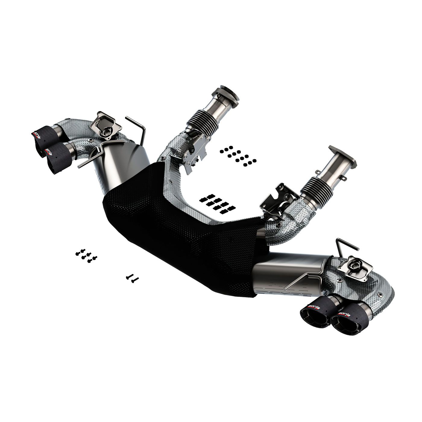 EX-2394 Borla Cat-Back S-Type Exhaust System w/4.75" Carbon Tips 20-23