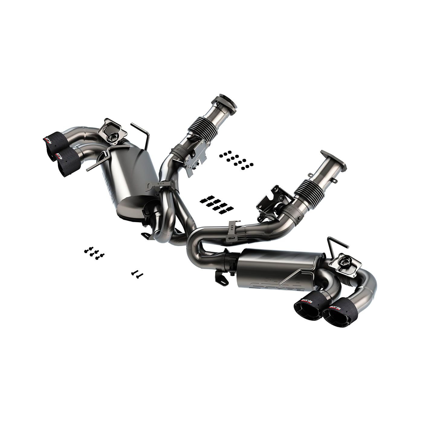 EX-2394 Borla Cat-Back S-Type Exhaust System w/4.75" Carbon Tips 20-23 - Afbeelding 3