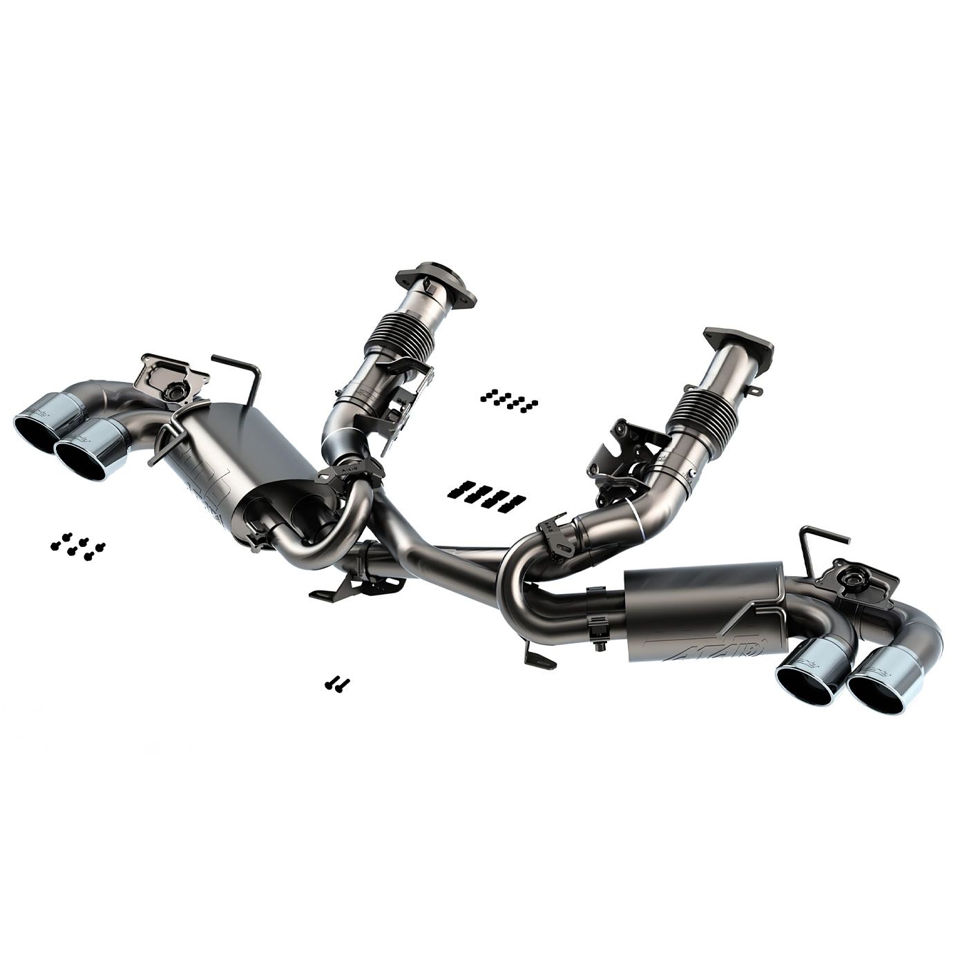EX-2395 Borla Cat-Back ATAK Exhaust System w/4.75" Chrome Tips 20-23 - Afbeelding 3
