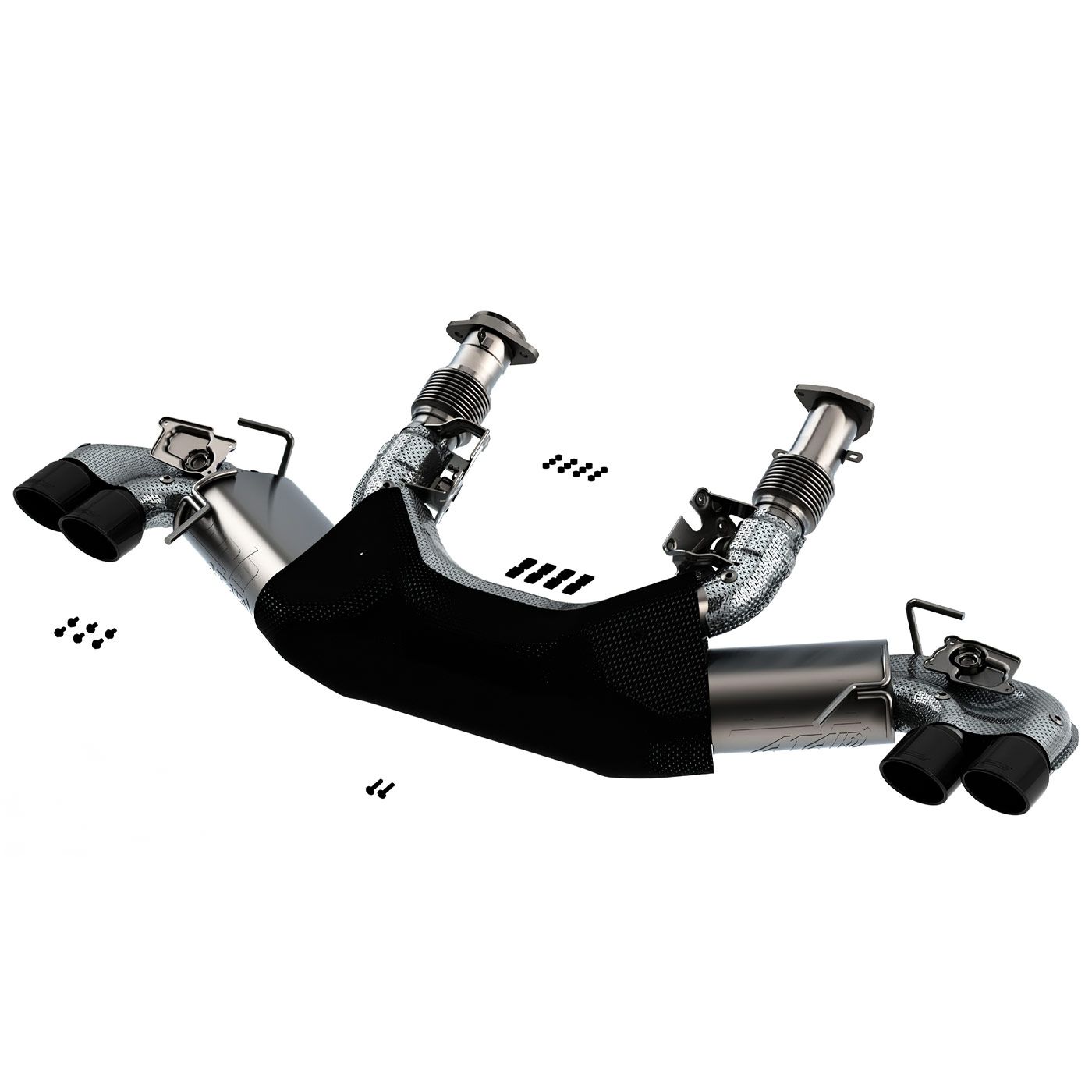 EX-2396 Borla Cat-Back ATAK Exhaust System w/4.75" Black Chrome Tips 20-23