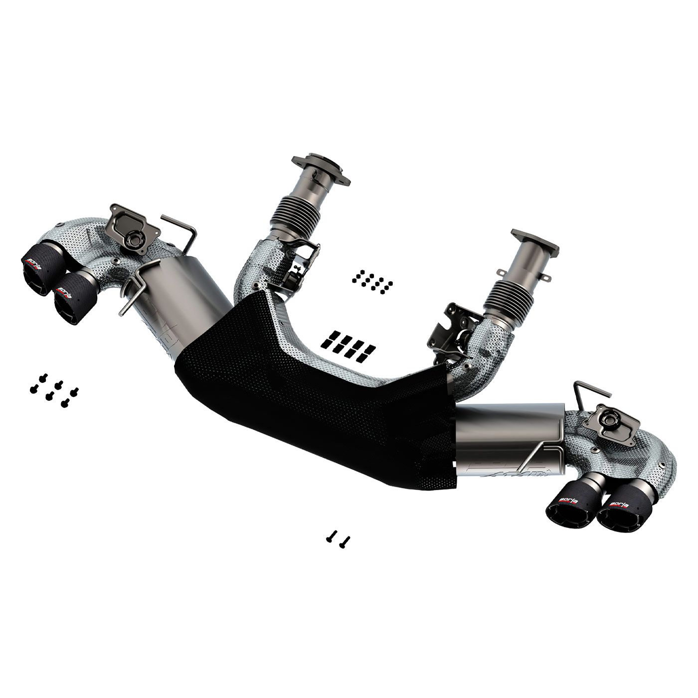 EX-2397 Borla Cat-Back ATAK Exhaust System w/4.50" Carbon Tips 20-23
