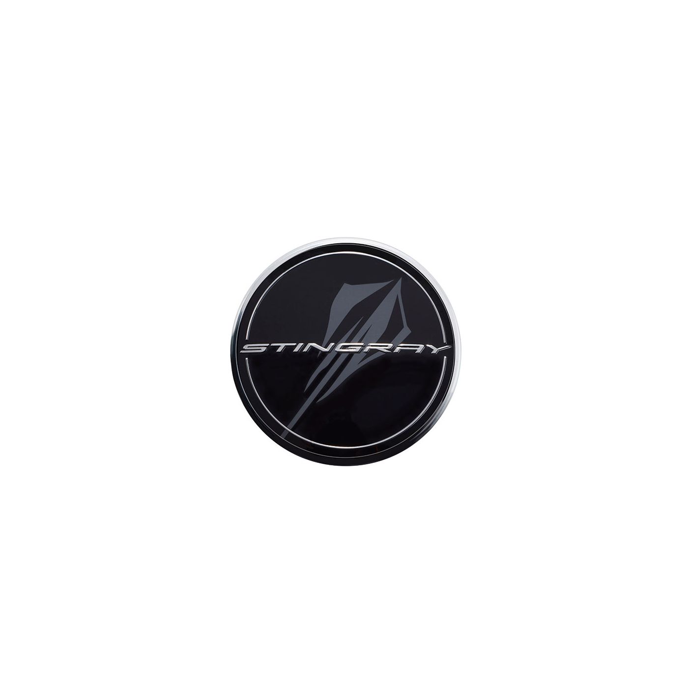 H-1126 GM Wheel Black Center Cap w/Stingray Emblem 20-23