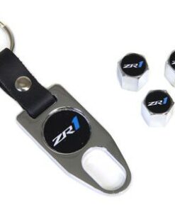 ZR1 ventieldoppen met sleutel (chroom) 09-13