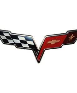 X-2654  C6 Corvette neus embleem metalen bord