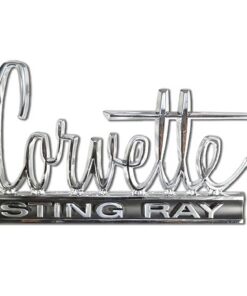 X-2658 Corvette Stingray metalen bord 1966