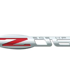 X-2660 Corvette Z06 505 pk metalen bord