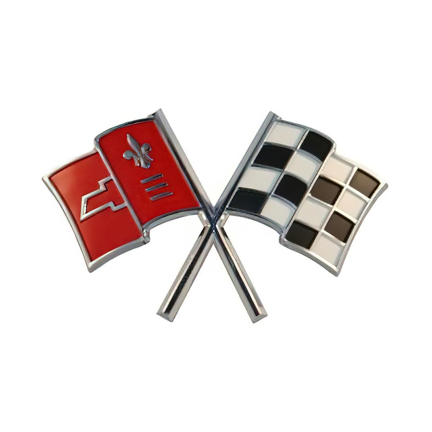 X-2708 C2 Corvette neus embleem metalen bord 65