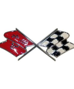 X-2709  C3 Corvette neus embleem metalen bord 68-72