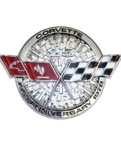 X-2712  C3 Corvette neus embleem metalen bord 78