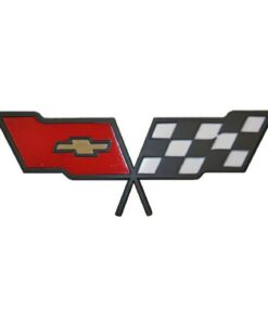 X-2715  C3 Corvette neus embleem metalen bord 82