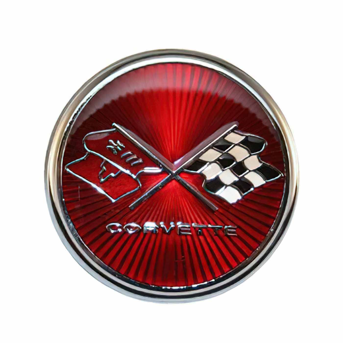 X-2718 C3 Corvette neus embleem metalen bord 75-76