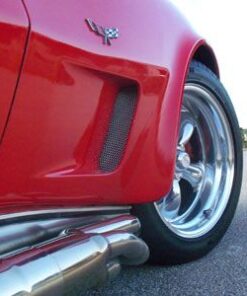 X-3115 Grille-set zijspatborden (zwart geanodiseerd klein patroon) 73-79