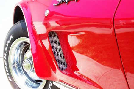 X-3116 Zijspatbordgrille set (heldere afwerking, klein patroon) 73-79