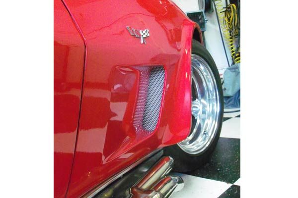 X-3116 Zijspatbordgrille set (heldere afwerking, klein patroon) 73-79 - Afbeelding 3