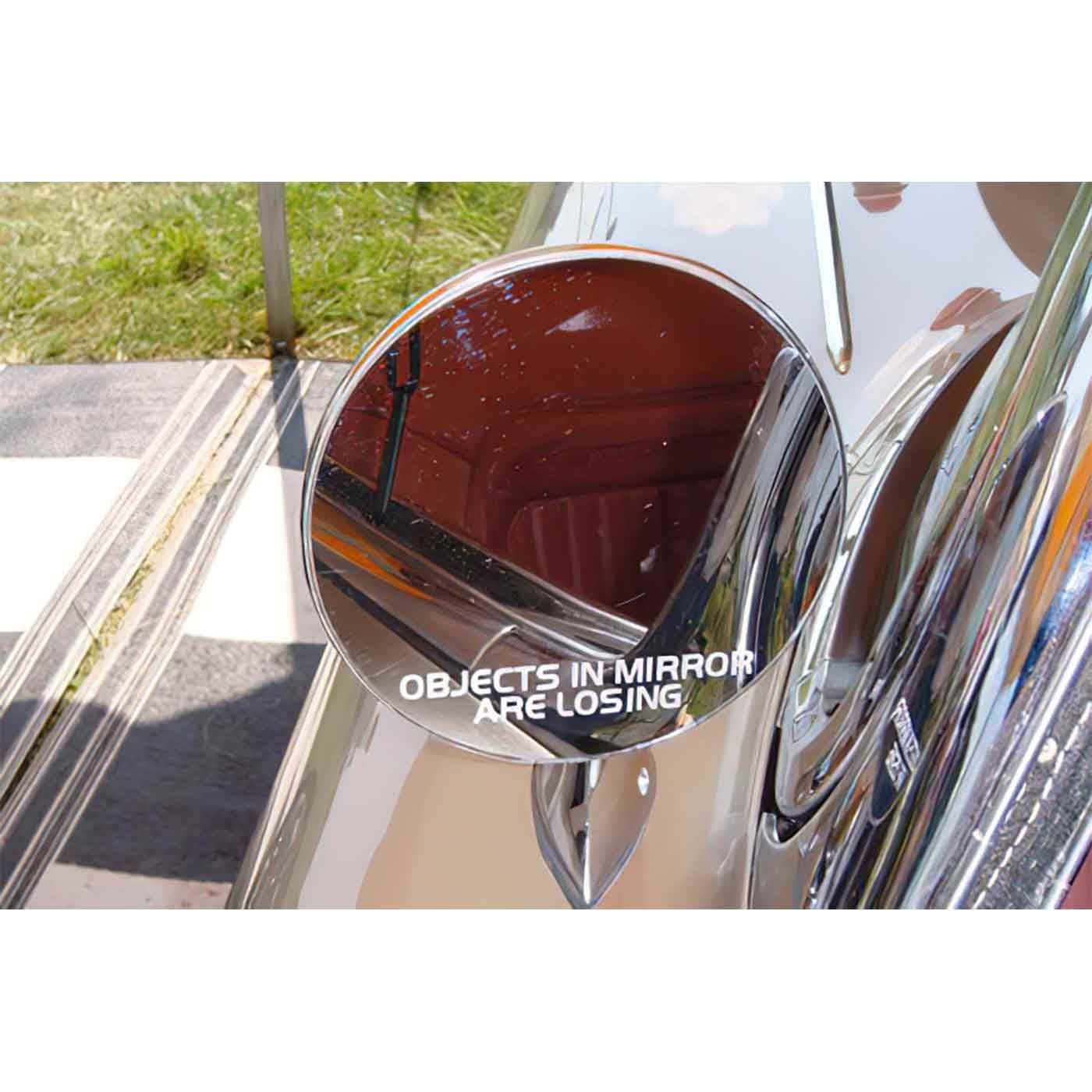 X-3138 Objects In Mirror Are Losing Mirror sticker (3 inch breed) 56-82