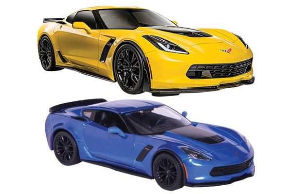 X-4024 1:24e 2015 Z06 Corvette gegoten