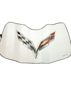 Alternative view of Windscherm Accordeon Custom Fit Zonnescherm met C7 Embleem 14-19