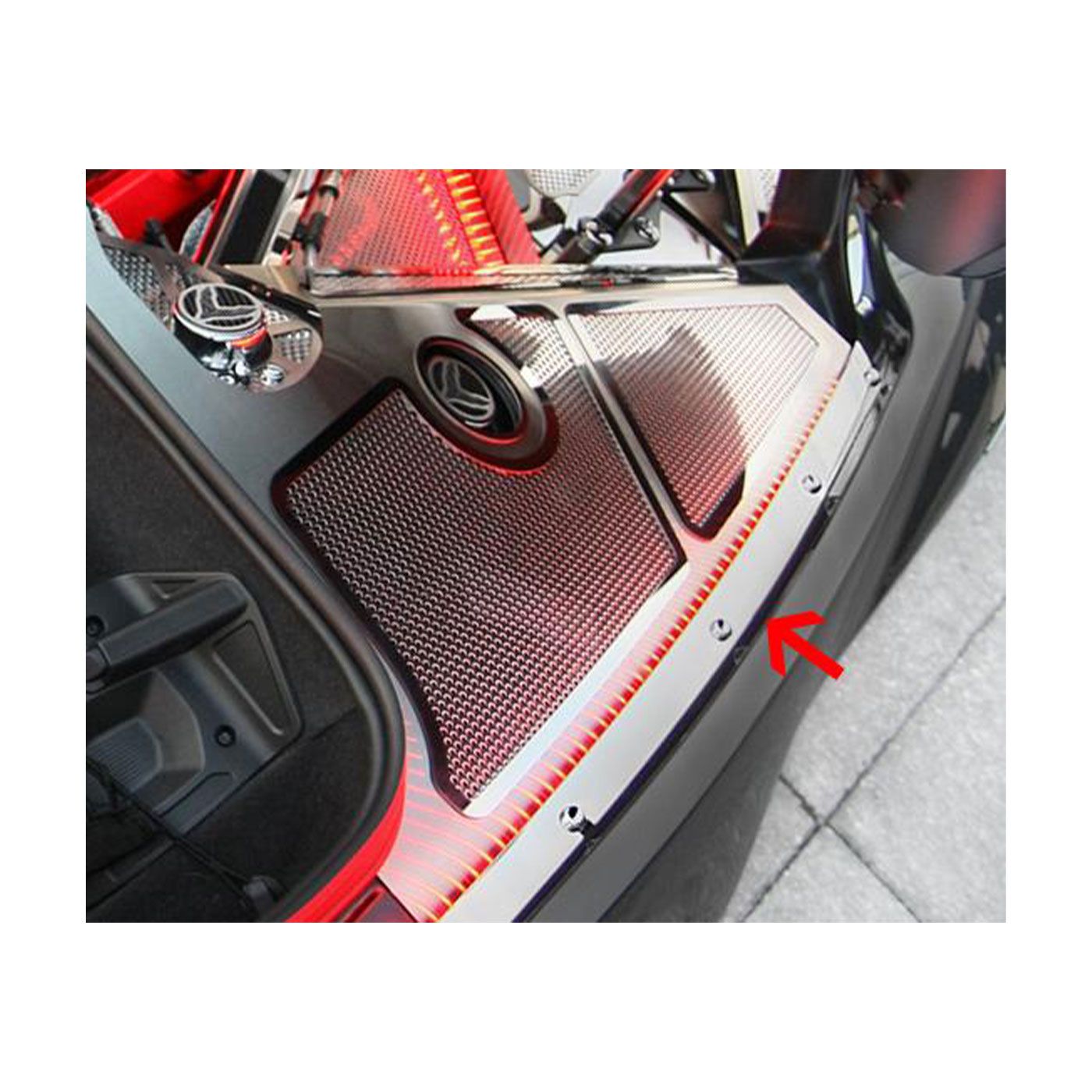 X-4508 Polished Stainless Fender Caps 20-23 - Afbeelding 4