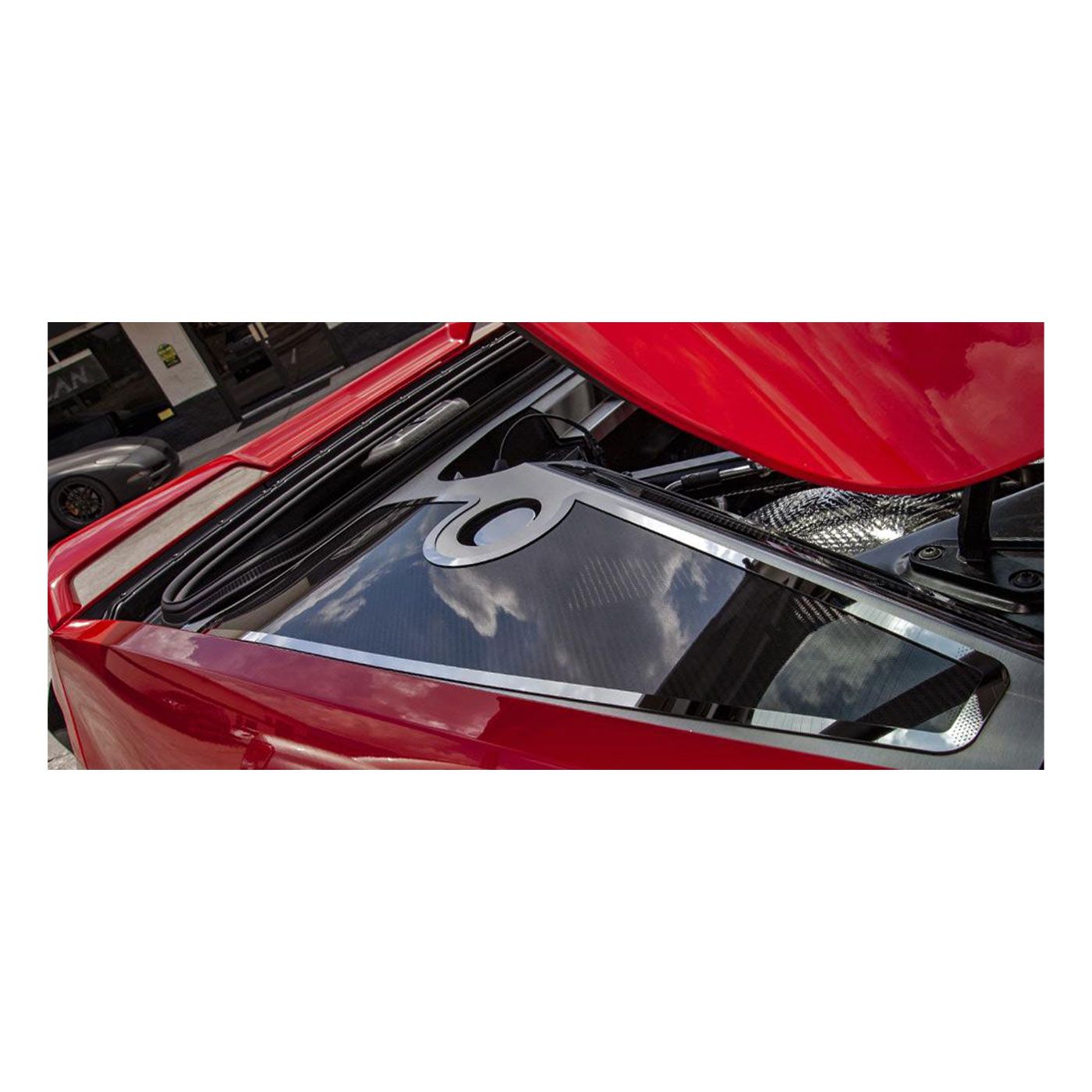 X-4507 Stainless Fender Covers w/Carbon Fiber Inserts & Polished Trim Rings 20-23 - Afbeelding 4