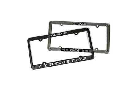 Corvette modeljaar kentekenplaat frame 63-13