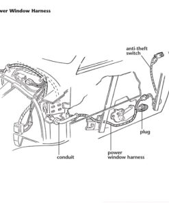 Alternative view of 451-438 Kabelboom power window (2e ontwerp) 77L-78E