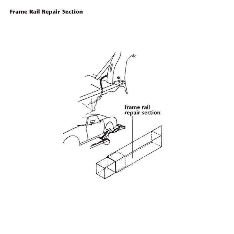 420-46 48" Framerailreparatie set 68-74 - Afbeelding 16