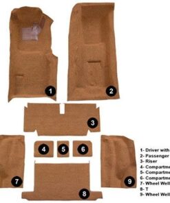 Alternative view of 405-40C Cabrio met 4-spd volledige tapijt set (gesneden pool) 71-75