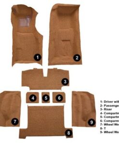 Alternative view of 405-30D Volledige tapijt set voor automaat (lusontwerp) 70