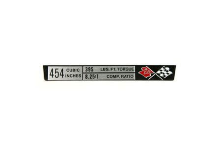 MF-355 454 Gegevensplaatje console 73-74
