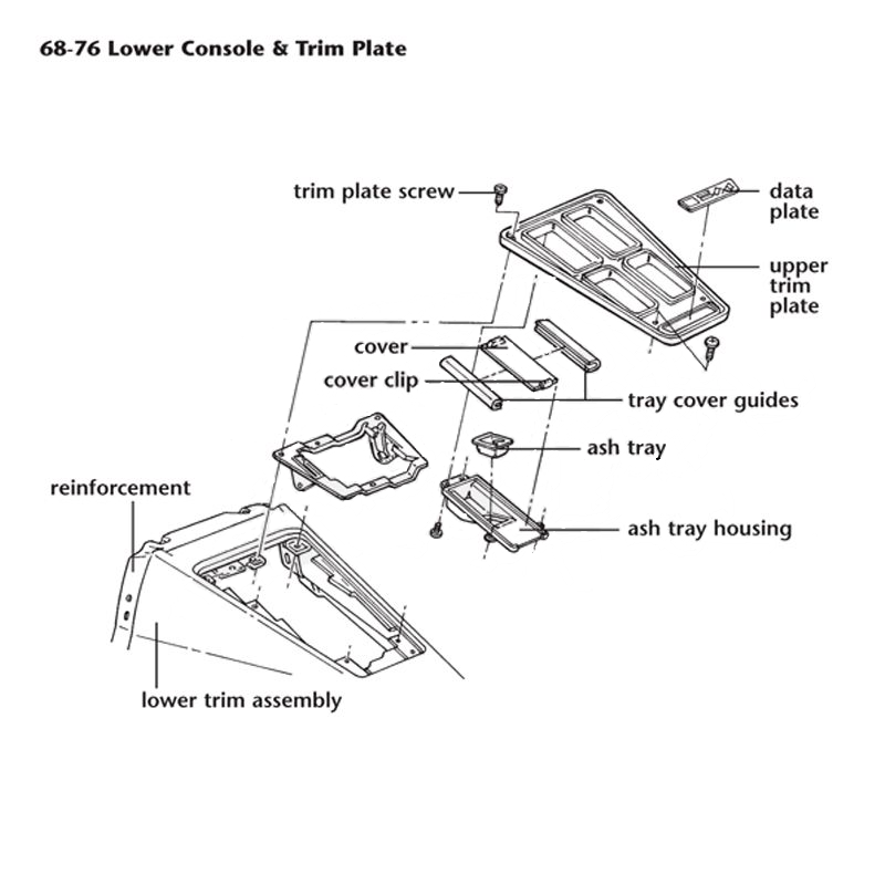 408-30 Schakelconsole onderbehuizing 70 - Afbeelding 2