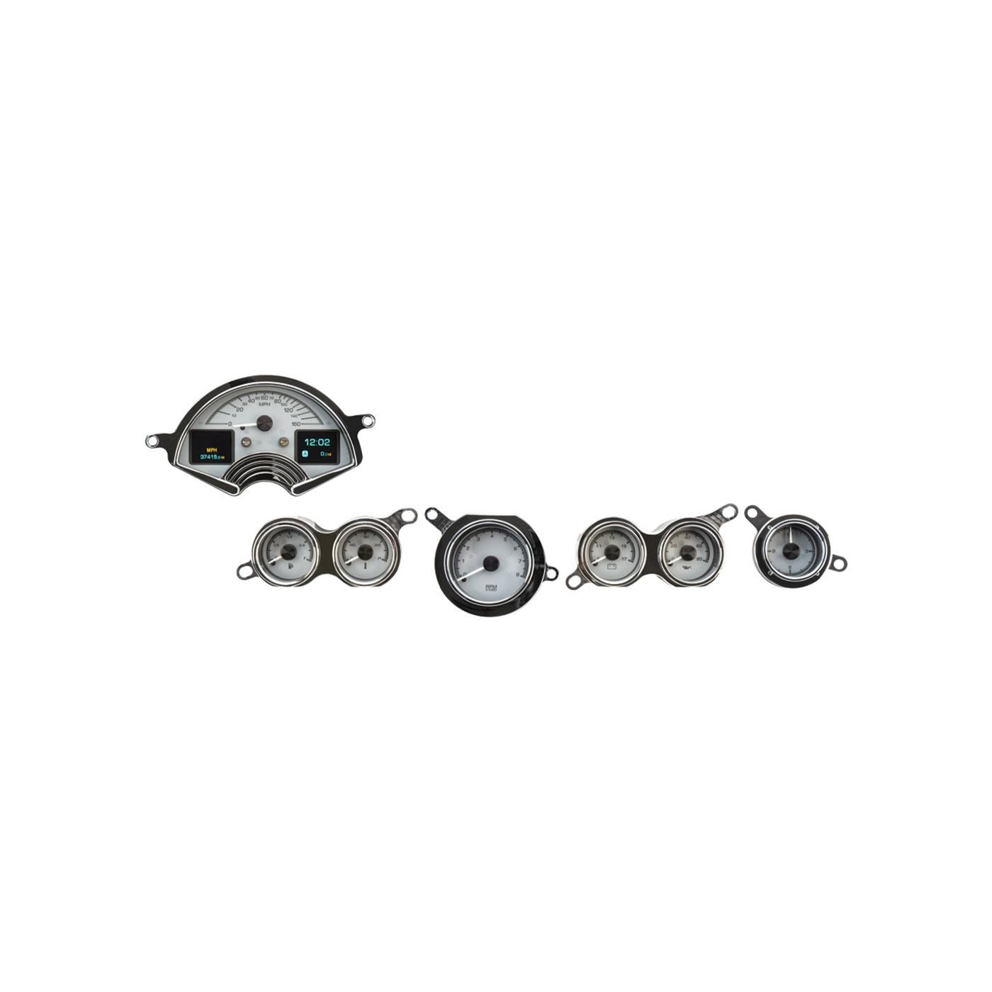 D-1214 Dakota Digital HDX-meterclusterpakket 53-57 - Afbeelding 2