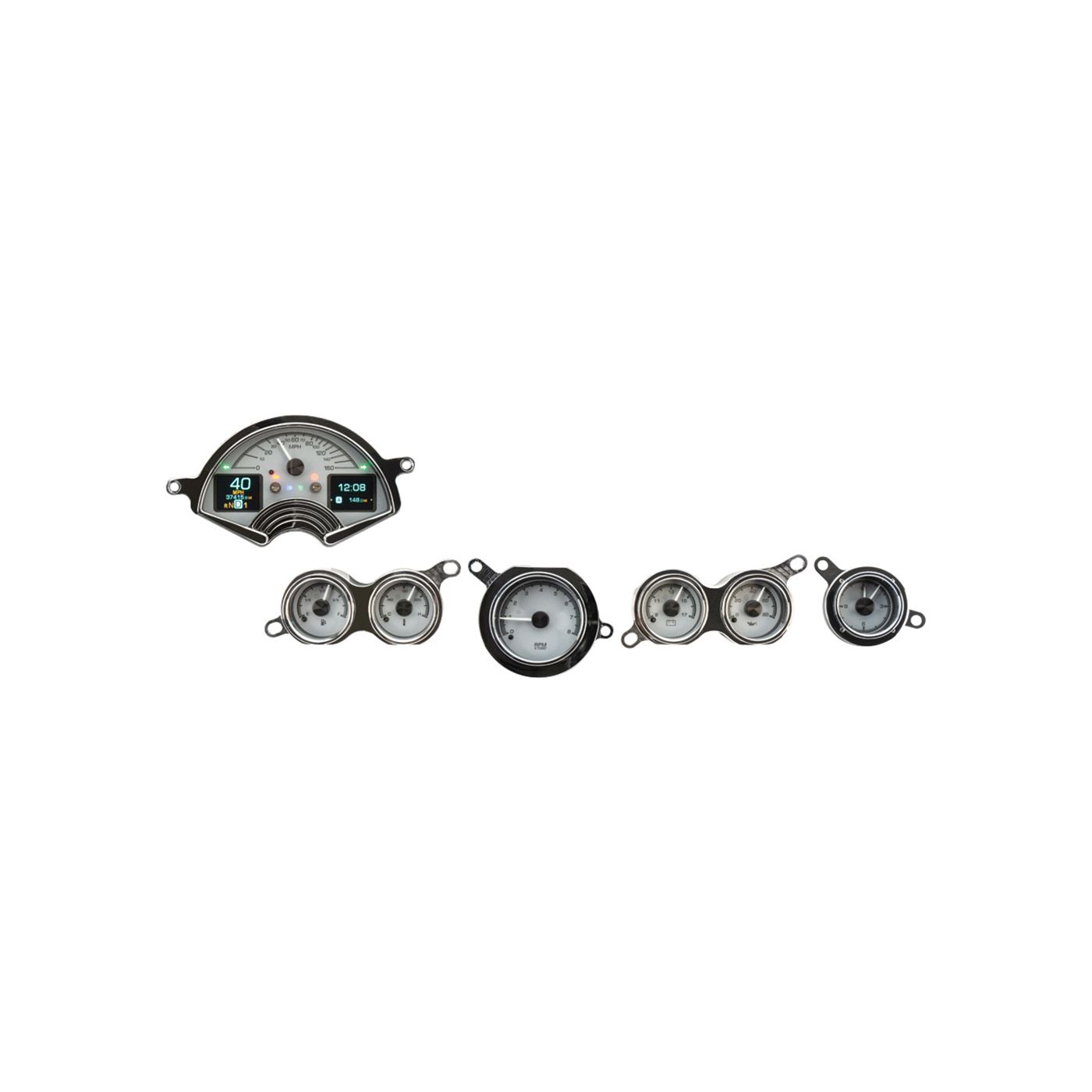 D-1214 Dakota Digital HDX-meterclusterpakket 53-57 - Afbeelding 3