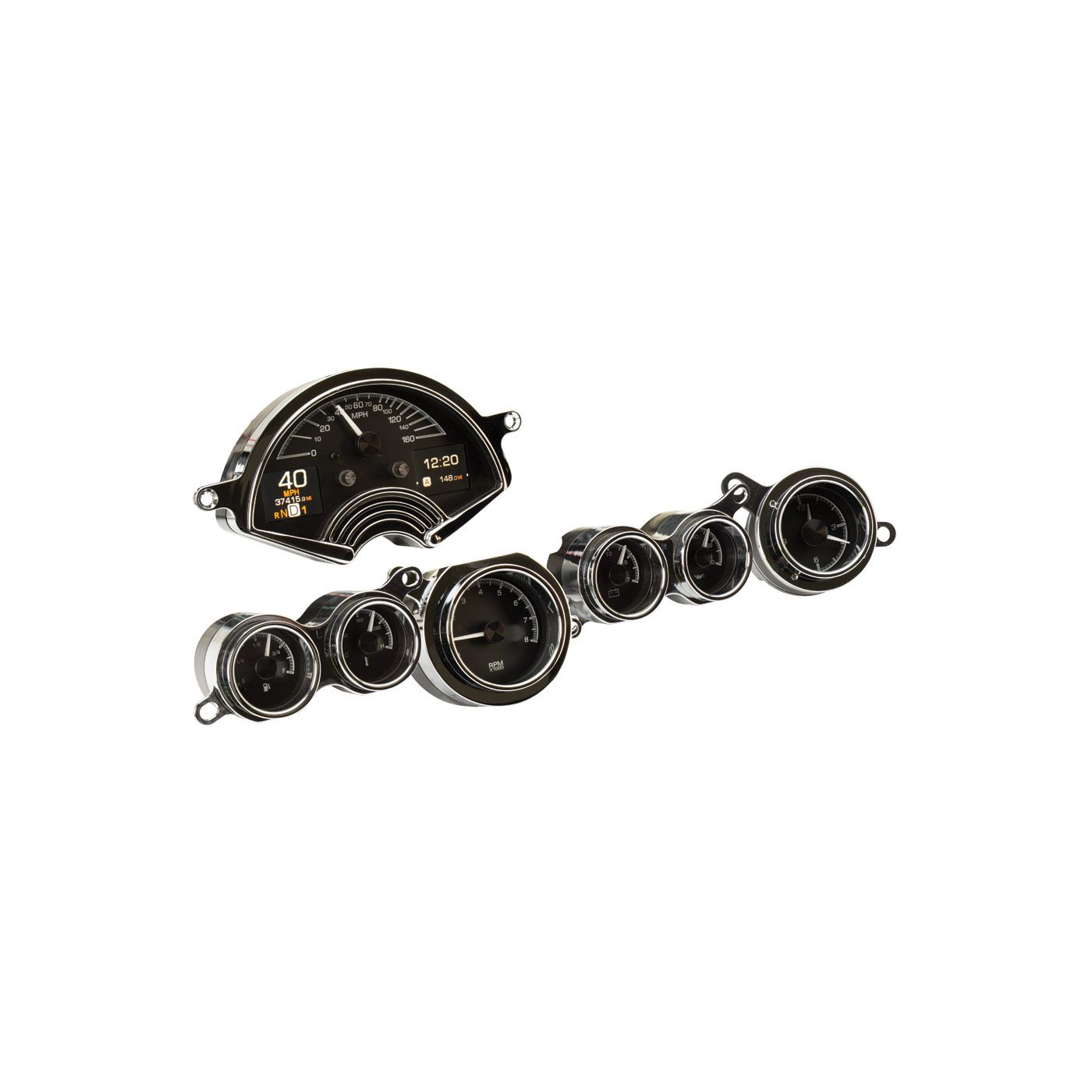 D-1214 Dakota Digital HDX-meterclusterpakket 53-57 - Afbeelding 4