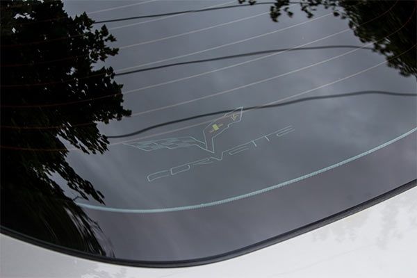 X-2019 Zonnescherm achter met geborduurd C6-embleem 05-13